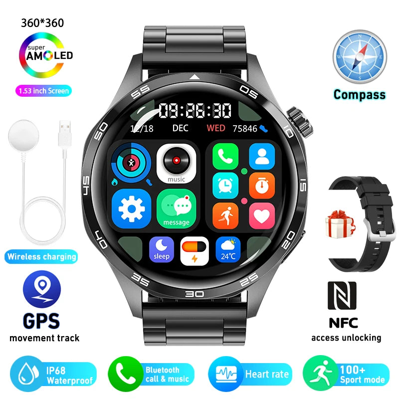 Smartwatch Pro 5 GPS NFC